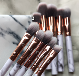 10 Piece Marble Brush Set