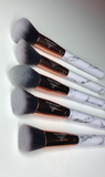 10 Piece Marble Brush Set
